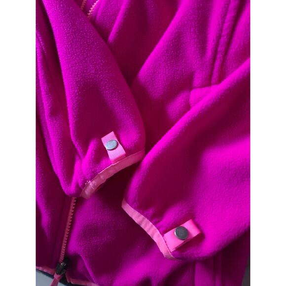 The North Face Girls’ Large (14/16) Fuchsia Pink Fleece Full-Zip Jacket - Picture 4 of 4